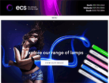 Tablet Screenshot of ecs-sunbeds.com